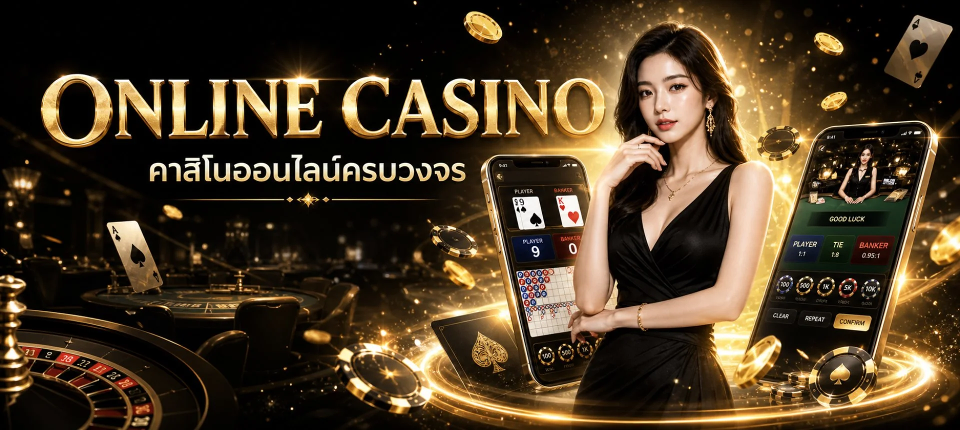 คาสิโนออนไลน์ MBK55U บาคาร่าสด ดีลเลอร์แจกไพ่เรียลไทม์